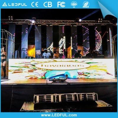 Waterproof Indoor Outdoor Rental P3.91 LED Display for Stage Background