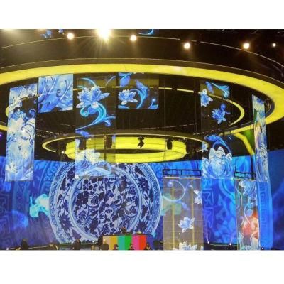 Light-Weight See-Through Transparent Display Screen Wall for Shopping-Window Ads