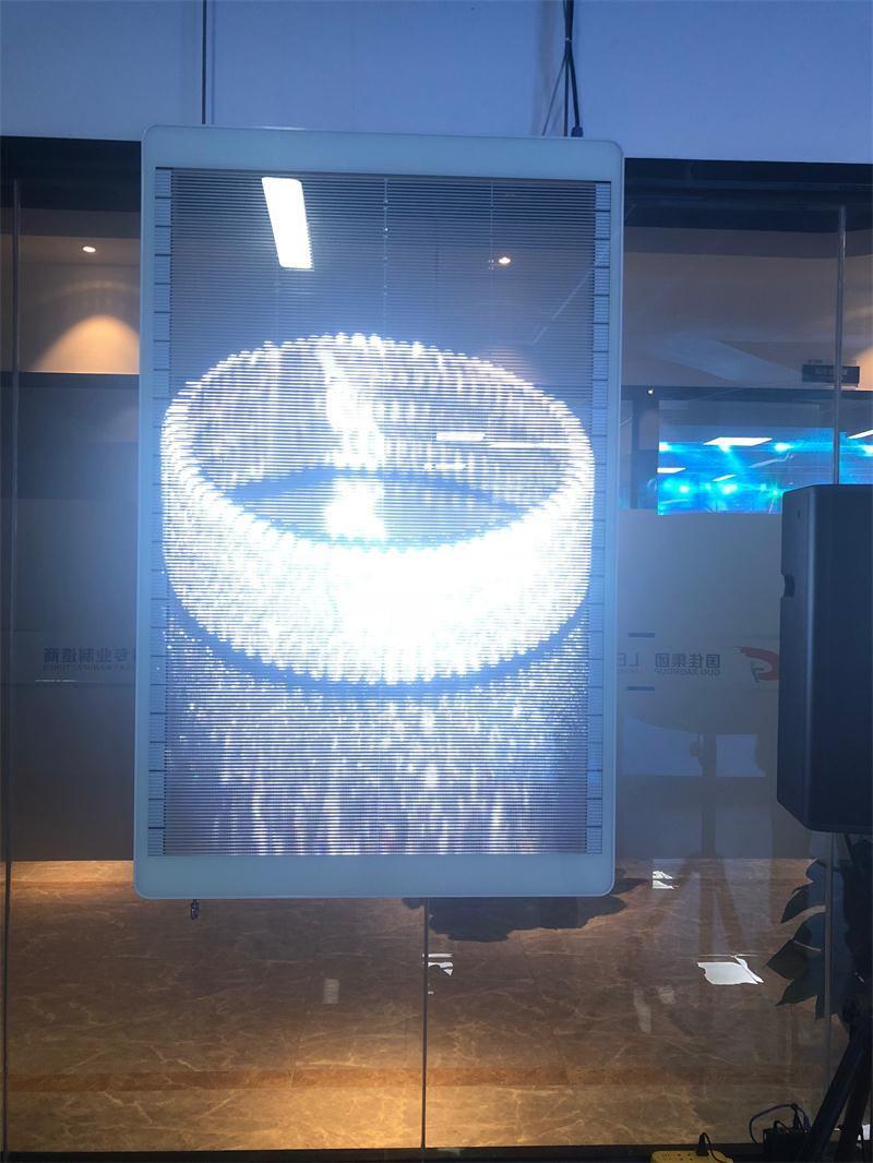 1000X1500mm Indoor High Brightness LED Screen Transparent Advertising Machine Panel