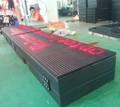 P10 Outdoor Red Monochrome LED Display Module P10 Single Red Color Screen