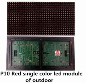 P10 Single Red LED Module Screen Text Display