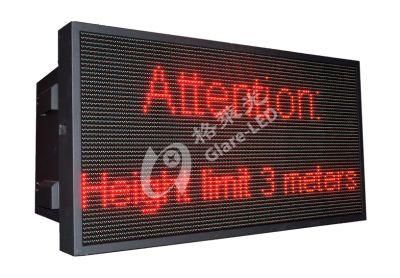 P10 Overheight Overweight Vehicle Detection LED Display LED Signs