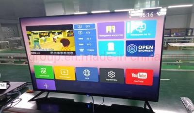 2022 Home TV 43&quot;50&prime; 55&quot; 65&prime; 4K UHD Frameless Design LCD LED TV with Digital System Smart TV Android 9.0, 11.0