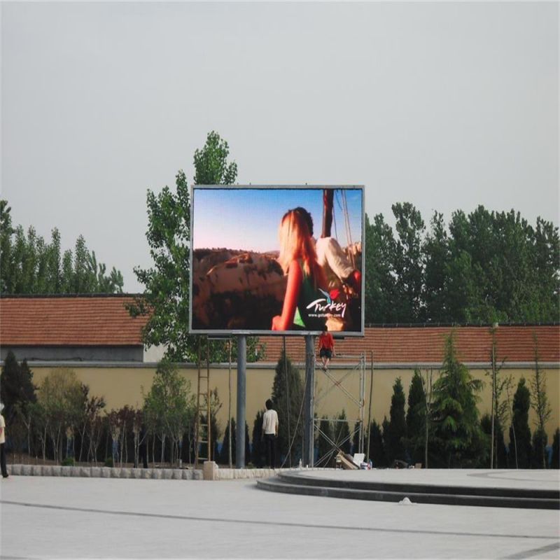 P16DIP Outdoor Full Color Advertising High Brightness LED Display Screen