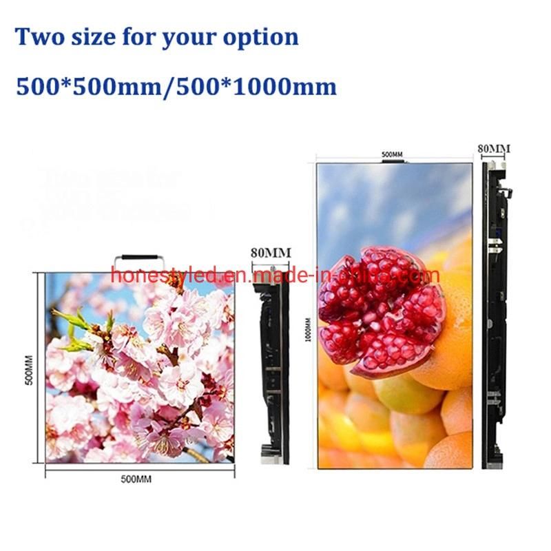 Hot Product LED Display P3.91 500X500mm /500X1000mm Indoor Outdoor LED Display Screen RGB LED Video Wall LED Panel