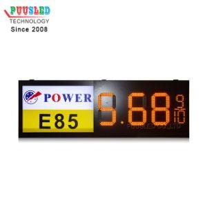 Waterproof Outdoor LED Gas Price Sign 7 Segment Remote Control Petrol LED Gas Price Sign Display