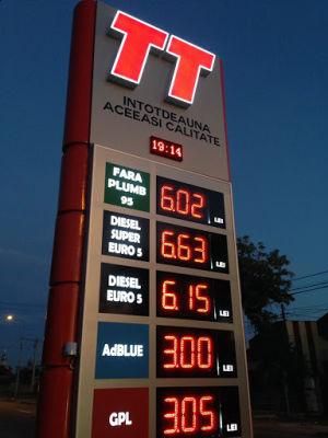 Green/Red 18inch 8.88 9/10 LED Gas Station Price Sign LED Digital Billboard