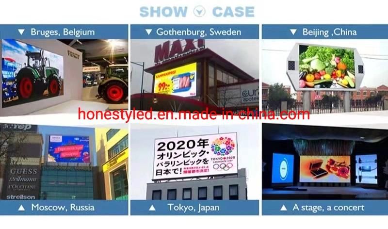 Professional Manufacturer P3 P4 P5 512X512mm LED Video Wall Outdoor LED Billboard Full Color Commercial LED Screen Display LED Sign