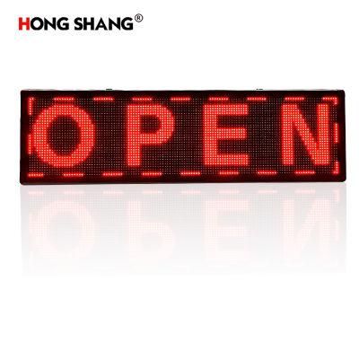 P10 Single Red Outdoor Waterproof Window Text Mobile Display Screen