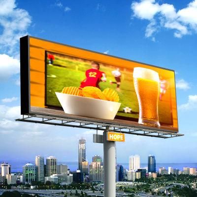 2K 4K P8 Outdoor Module Video Advertising Screen Energy Saving LED Billboard Display