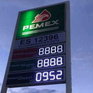 Gas Station LED Numbers Display Boards