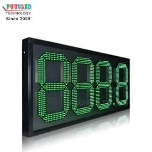 Good Quality Iron Cabinet LED Gas Price Sign LED Gas Price Changer Digital Gas Price Sign