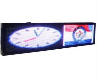 Free Mask P10 Indoor LED Display with 75.6inchwx12.6inchh Aluminium Frame Screen