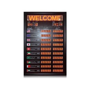 Good Quality LED Digit Currency LED Exchange Rate Board for Bank Sign