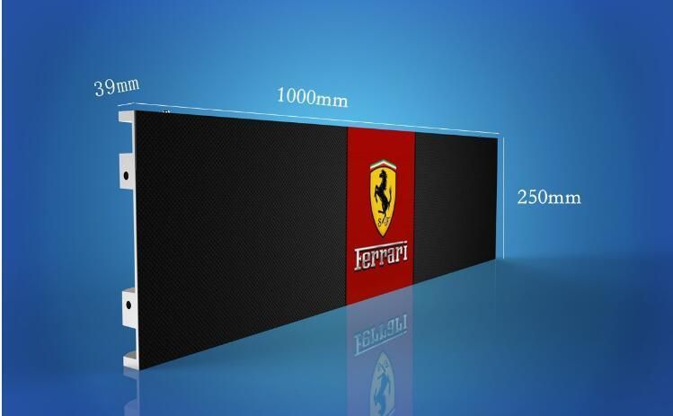 Nationstar High Quality 1000X250mm Die Cast Al-Cabinet P2.6 Indoor LED Display Panel