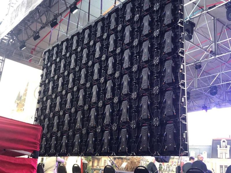 500*1000mm /500*500mm Indoor Outdoor P3.91 Rental LED Video Wall