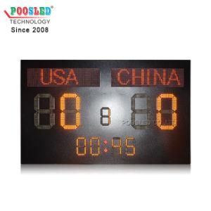Outdoor Electronic Soccer Scoreboards Custom Made Sport Game Board Waterproof LED Football Digital Scoreboard