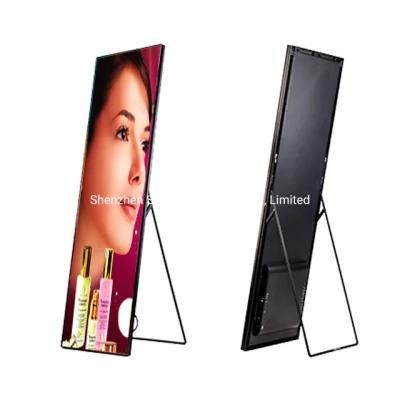 Outdoor High Brightness IP65 Waterproof P5 P6 LED Poster LED Digital Signage LED TV Display Mirror Shopping Mall Advertising LED Screen