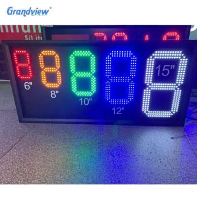 Waterproof Outdoor LED Module Gas Station Price Sign Board for Pricing