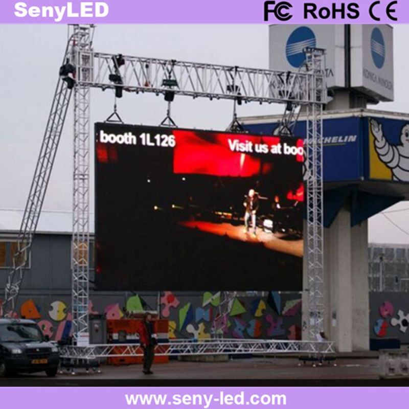 Outdoor Indoor Aluminum Display Board Full Color LED Video Screen for Rental Service Factory