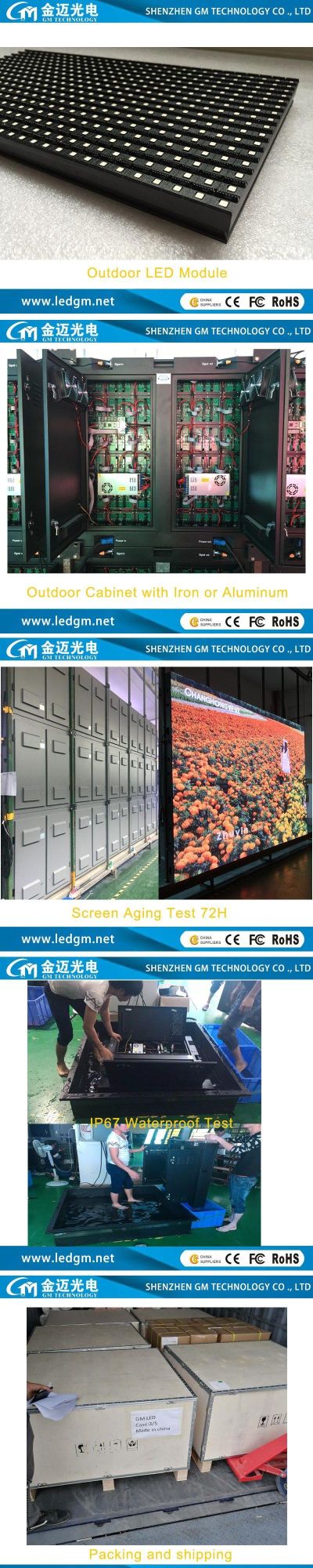 Outdoor High Brightness Full Color P10 LED Display for Video Advertising LED Screen