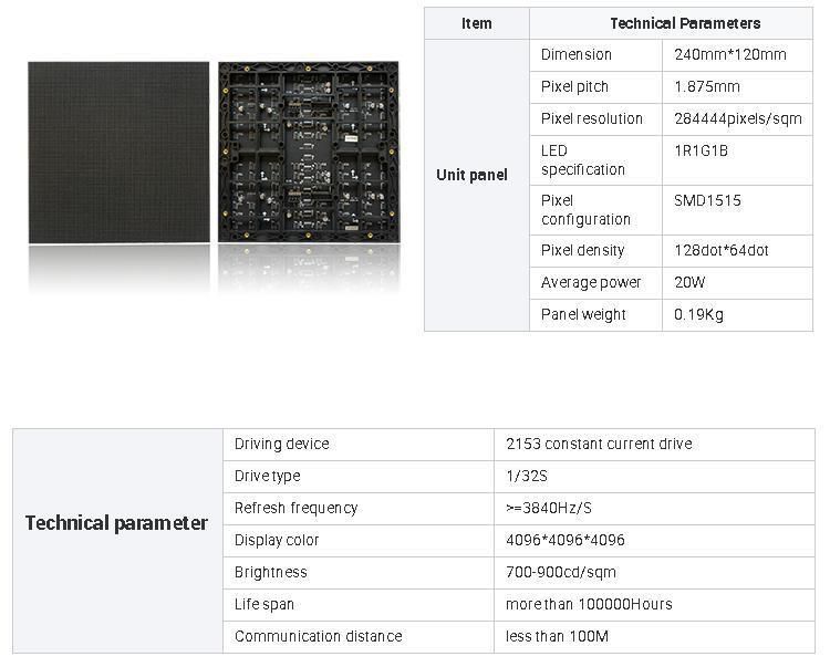 P1.875 LED Display Screen Module/LED Screen Module