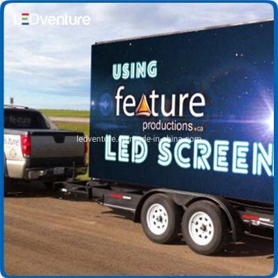 Outdoor P10 Front Service Advertising Display Screen Car LED
