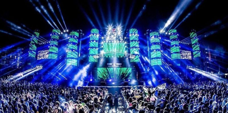 RGB Full Color Video Function P4.81 1m*1m Outdoor LED Display