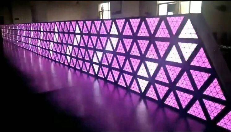 Kensun 576*0.3W RGBW 4in1 Background LED Matrix 16PCS 30W Triangle Effect Light