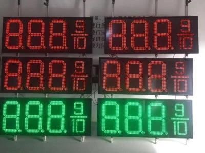 24inch 32inch 8.88 9/10 LED Gas Price Sign LED Oil Gas Price Screen