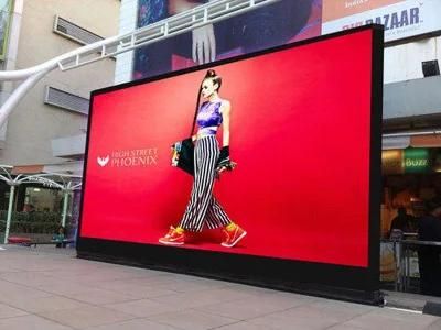 High Transparent Advertising Glass LED Wall for Window Display