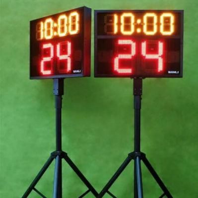 Basketball Game 24 Second Electronic Timer Wireless Portable LED Football Scoreboard