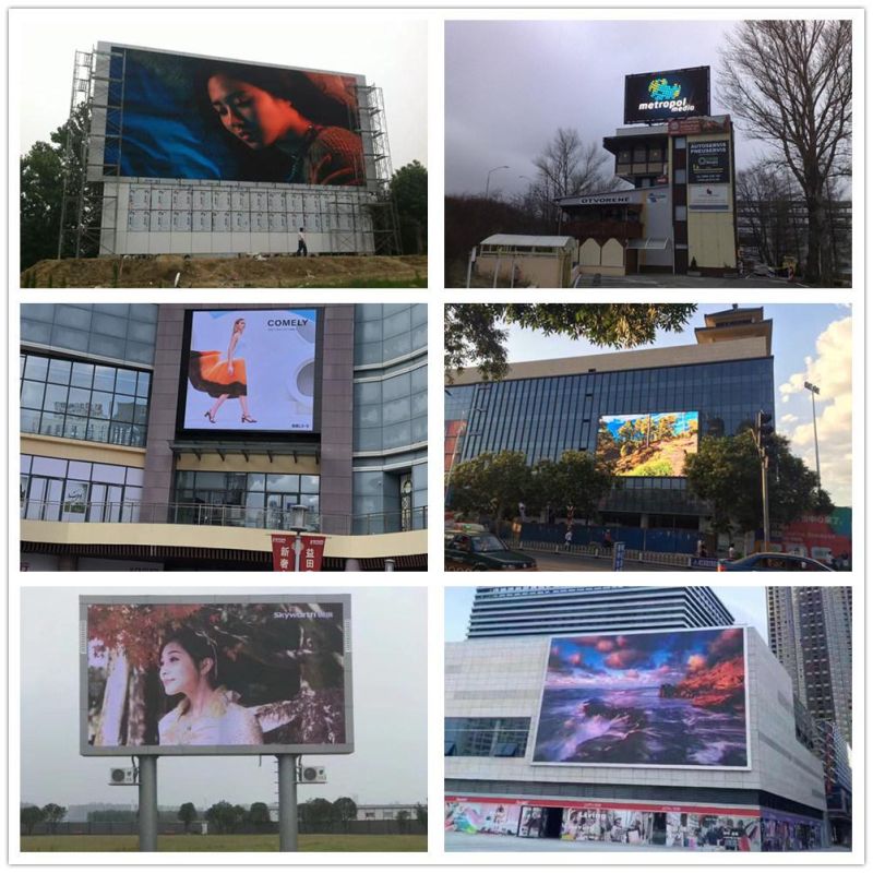 Community Plaza Promotional Advertisement Display Board Outdoor P6 LED Digital Screen Factory