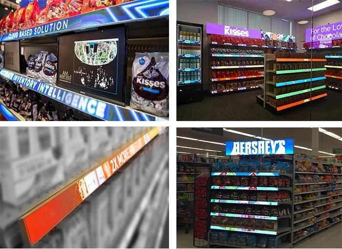 542.4 X 54.7mm for Bar Club Supermarket Store Advertising LCD Signage Shelf LED Screen