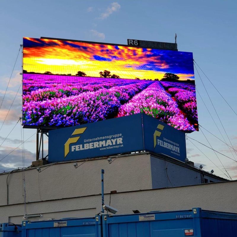 High Definition P8mm Outdoor Advertising Full Color LED Display Screen