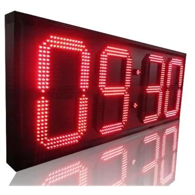 24inch RF Control Outdoor LED Clock LED Time Sign