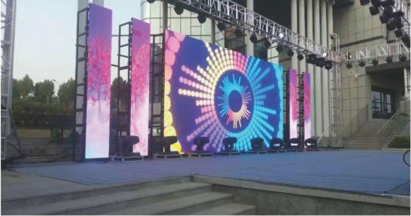 Indoor Outdoor Multiuse P3.91 Full Color Rental LED Display Panel
