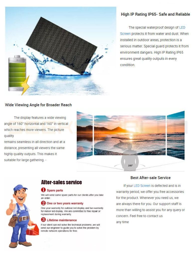 Outdoor Waterproof LED Display Module P3 Advertising Full Color LED Screen
