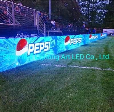 P10 Full Color SMD Advertising Panel Outdoor Indoor Stadium Perimeter LED Display Board