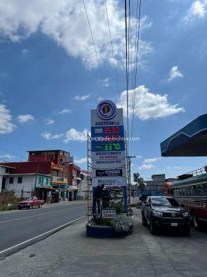 LED Price Sign for Gas Station 10inch 4digital 88.88 LED Display Petrol Pylon Sign Price Signboard