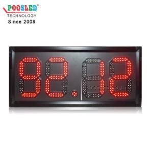 Morocco Blue Innovation 8&prime;&prime; Red-88.88 Leddigital Gas Price Sign Oil Price LED Sign Petrol Price LED Sign