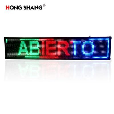 P10 Single Three-Color Window Advertising Text Board LED Display