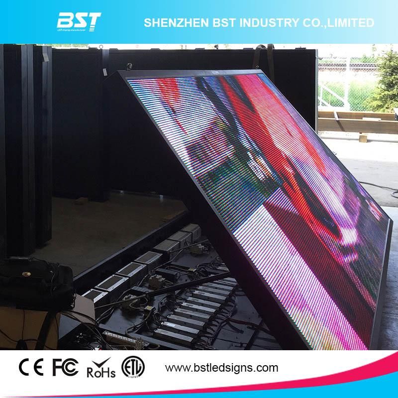 High Brightenss P8 SMD3535 Outdoor Full Color Front Service Advertising LED Display