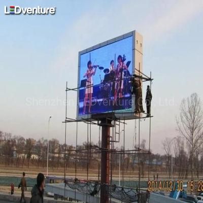 P10 Full Color Outdoor Waterproof LED Advertising Screen