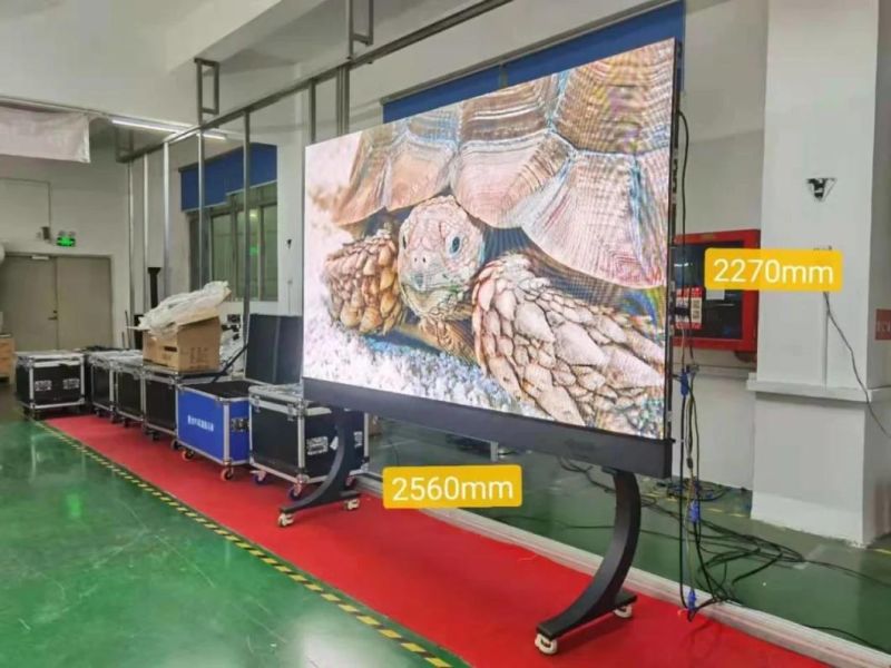P2.5 640*480mm Super Thin Stage Background Portable LED Video Wall Display RGB Full Color Small Pitch HD Front Service Indoor LED Display