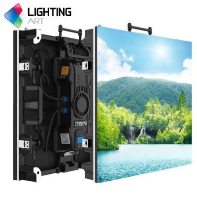 Turbine P4.81 Outdoor Rental Hanging Curved LED Screen Flexible Advertising Video LED Display