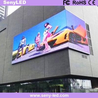 Vertical Straight Corner Digital Display Billboard Outdoor Rainproof LED Video Screen Factory