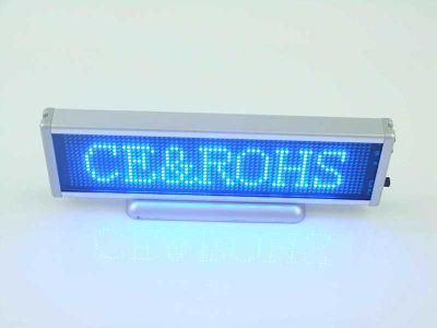 Blue Colour LED Desktop Display (BST-B1664AB)