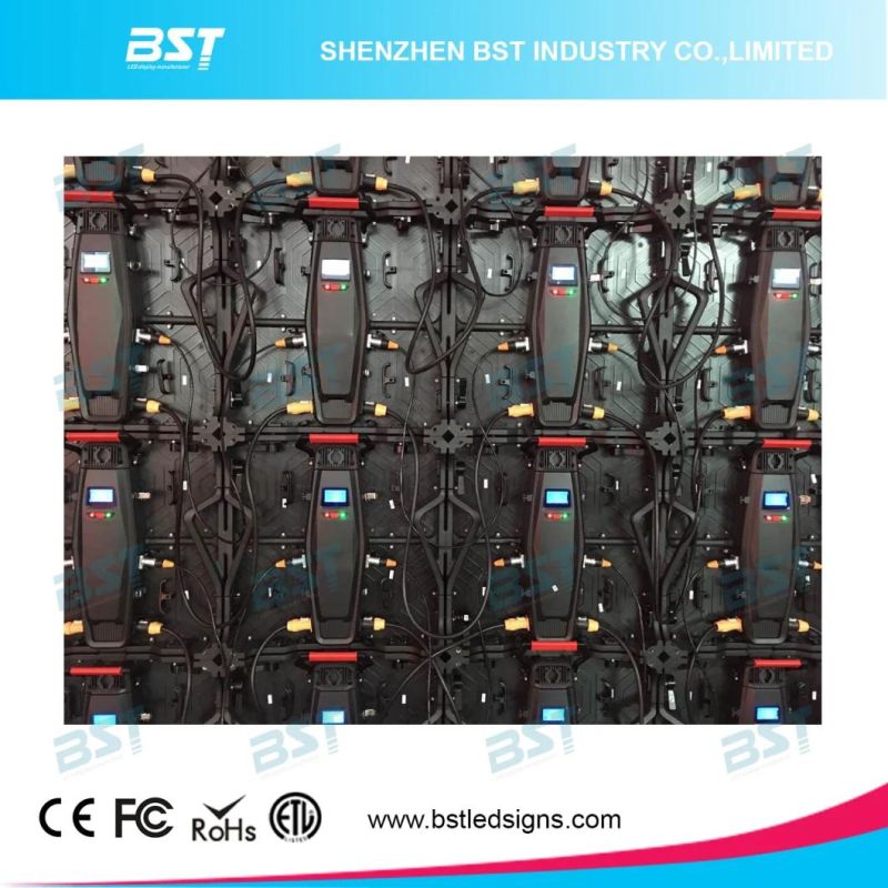 SMD 1r1g1b Rental LED Display Screen, P4.81 Die-Casting Aluminum Outdoor LED Billboard