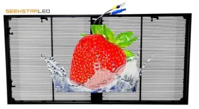 Transparent LED Display P3.91-7.81 for Indoor Outdoor Advertisng Video Display Wall